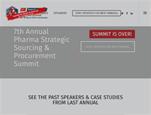 Tablet Screenshot of pharmastrategicsourcing.com